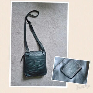 Fossil leather cross body bag